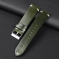 Polar Vantage, Grit X & Ignite Oil-Waxed Leather Band, Accent Stitches