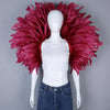 Festival Carnival Feather Shoulder Shawl