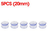 5/20PCS Double Sided Plastic Suction Cup Vacuum Non-slip Clear Sucker Pad for Glass Car Window Table Top Spacer DIY Soap Holder