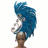 The Stardust Royal Plume – Feathered Carnival & Cabaret Stage Headdress