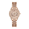 Women's Rose Gold Crystal Bracelet Watch Quartz Luxury