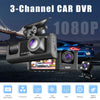 2/3 Channel Dash Cam for Car Front And Rear Camera 1080P Video Recorder Dashcam Black Box Car DVR Rear View Camera car accessory