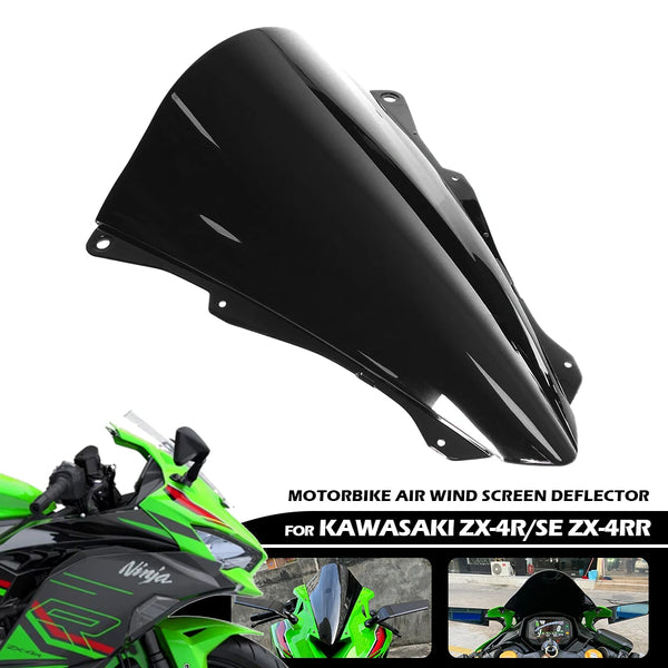 ZX4R ZX4RR Motorcycle Air Wind Screen Deflector For KAWASAKI ZX-4R ZX-4RR 2023 Front Windshield Windscreen Motorbikes Deflector