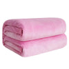 Winter Fuzzy Flannel Blanket Fluffy Warm Soft Sofa Cover Solid Color Bed Sheet Coral Fleece Plush Blankets Office Nap Blanket