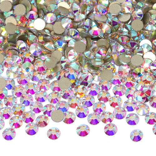 SS3-SS30 Gold Bottom Flat Back Glass High Quality Crystal Rhinestones