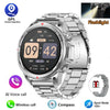 2024 New Bluetooth Calling Men's Smartwatch LED Outdoor Fitness Health Monitoring Smart Watch 360 * 360 HD Waterproof Smartwatch