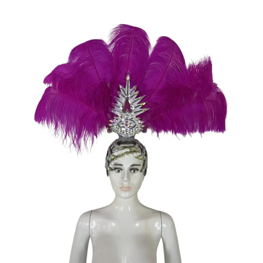 The Stardust Dionysia – Carnival & Samba Feathered Masque Ball Crown