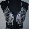 Dazzling Crystal Tassel Bra Chain & Thong Bikini Body Jewelry Set