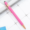 50 Pieces Metal Ballpoint Pens With Stylus Tip For Touch Screens Writing Stationery Office School Gifts Custom Logo Advertising