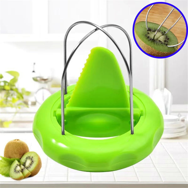Kiwi Cutter Peeler Slicer Kitchen Detachable Creative Gadgets Stainless Steel Lemon Peeling Tools Fruits Salad Maker Accessories