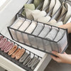 3PCS- Closet Organizer For Socks Bra Home Separated Underwear Storage Box 6 Grids7 Grids11 Grids Jeans Bra Organizer Foldabl