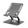 ST04 Swivel Tablet Stand Aluminum Portable 360 Rotating Tablet Stand Holder for Desk Business Kitchen Desktop for IPAD