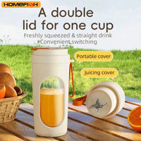 12 Blades Electric Portable Blender 350ML Juicer Fruit Mixers USB Rechargeable Smoothie Juicer Cup Squeezer Juice Maker