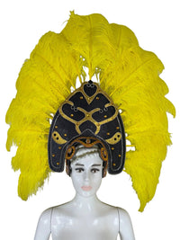 The Stardust Zenith – Premium Feathered Carnival & Samba Crown Headdress