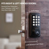 ZOMOSS Smart Keypad Door Lock,Digital Code Keyless Entry With Anti-Peeking Password, Auto Lock, And Easy Installation
