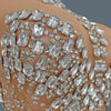 Crystal Cutout Illusion Performance Bodysuit