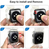 Apple Watch Clear Silicone Band - Durable Comfortable Strap