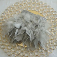 Multicolor Turkey Feather Trim Fringe Fluffy Ribbon