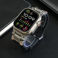 Apple Watch Silicone Metal Band - Premium Durable Strap