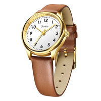 Gold Stainless Steel Women's Watch Quartz Minimalist