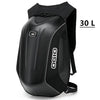 30-48L Expandable Full Face Helmet Bag Waterproof Motorcycle Hard shell backpacks Moto Racing Motocross Carbon Fiber Backpack