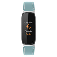 Fitbit Inspire 3 Leather Band - Stylish and Breathable Strap