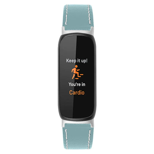Fitbit Inspire 3 Leather Band - Stylish and Breathable Strap