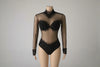 Rhinestone Encrusted Mesh Performance Bodysuit