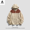 Summer Hooded Jacket Teenager Harajuku Stitching Lightweight Sun protection clothing Camping Couple Waterproof Skin Windbreaker