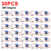 1-100pcs SG90 9G Micro Digital Servo Motor 180/360° Fixed-Wing Micro Gear Servo Motor for Rc Helicopter Toy Airplane Aircraft