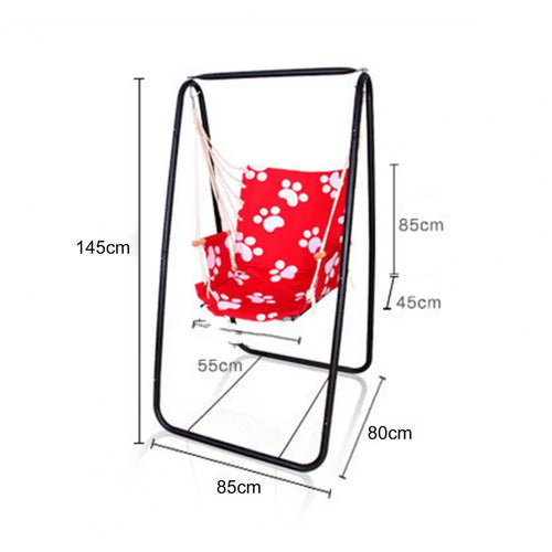 A-Frame Heavy-Duty Anti-Deformation Hammock Chair Stand | Metal Support Rack for Strong Load Bearing | Outdoor Swing Seat