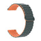Dark Grenn Orange / 22mm Width Band