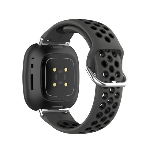Fitbit Versa & Sense Silicone Band - Breathable Stylish Straps