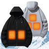 Electric USB Heating Sweaters Hoodies Men Women Winter Warm Heated Clothes Charging Thermal Heated Jacket Outdoor Sportswear