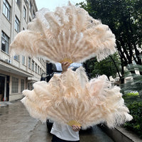 100CM Ostrich Feather Fans