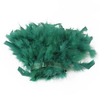 Multicolor Turkey Feather Trim Fringe Fluffy Ribbon