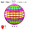 Flying Ball Toy Hand Control Flying Ball Magic Ball LED Light Boomerang Rotator 360° Mini Drone Flying Toy for Kids Family Gifts