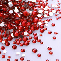1440PCS SS3-SS20 Mix Size Non-Hotfix Glass FlatBack Rhinestones