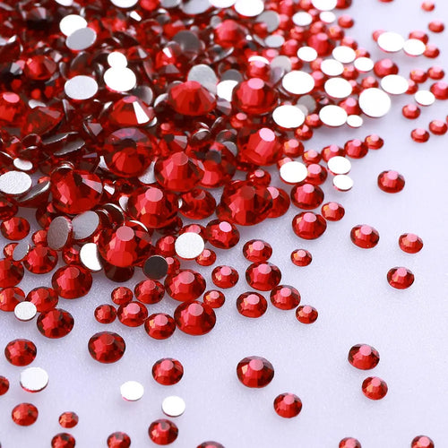 1440PCS SS3-SS20 Mix Size Non-Hotfix Glass FlatBack Rhinestones