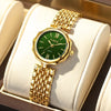 Women's Gold Alloy Bracelet Watch 28mm Roman Dial Quartz