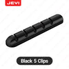 JEYI Adhesive Cable Holder Clips Cord Management Wire Organizer for Desktop USB Charging Cable Nightstand Power Cord Mouse Cable