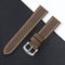 brown white / Silver buckle / 24mm