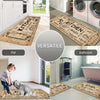 4 Sizes For Choosing Kitchen Rug, Living Room Non-Slip Decorative Mat Used In LaundryRoom Bathroom Entry Door Home Floor Carpets