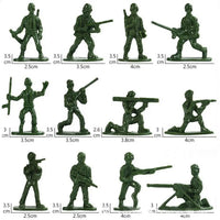 Toy Model Action Figure Plastic Soldiers Model Men Figures 12 Poses Soldiers Aircraft Tanks Turret Children Boy Gift