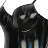 Gothic PU Leather Push-Up Corset Bodysuit & Underwire Bustier Shaper