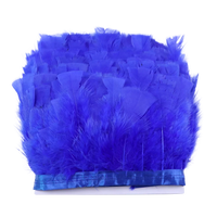 Professional Turkey Feather Fringe Trim 10-15cm