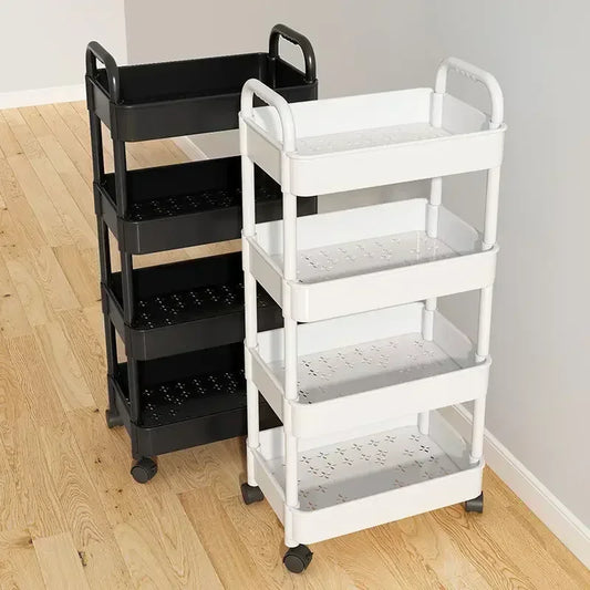 Multi-Layer Trolley Rack Kitchen Floor Bedroom Baby Snacks Mobile Bathroom Bathroom Storage Storage Rack