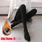 Winter Thicken Thermal Leggings 130g/330g Fleece Warm Women's Stockings High Waist Elastic Slim Sexy Legging Pantyhose 2024