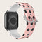 pink with polka dots / 38mm 40mm 41mm (42mm S10 & S11)