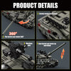 Military WW2 MOC 1009pcs Leopard 2A7 Army Main Battle Tank Soldiers Figures Building Blocks Bricks Set For Children Boys Gifts